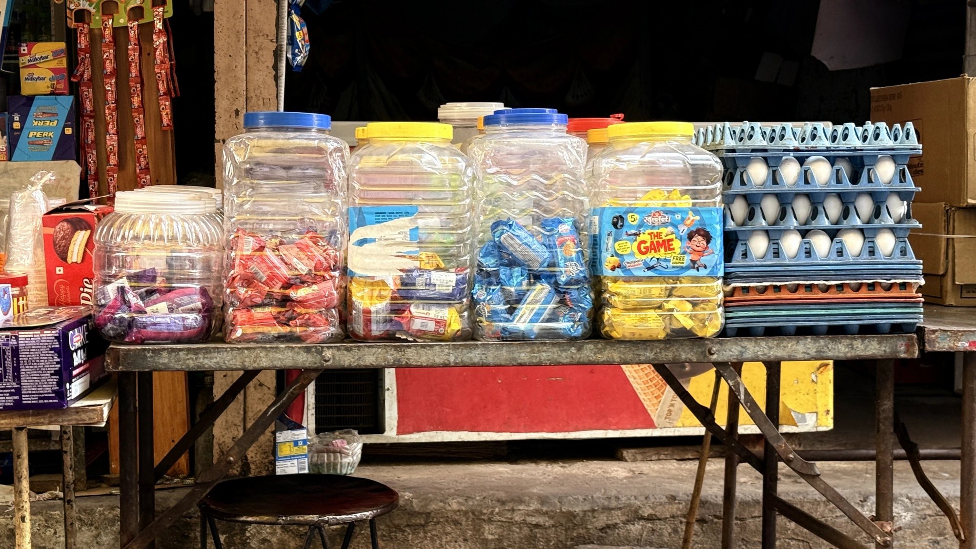 Jars, eggs and judgment — the counter as inventory